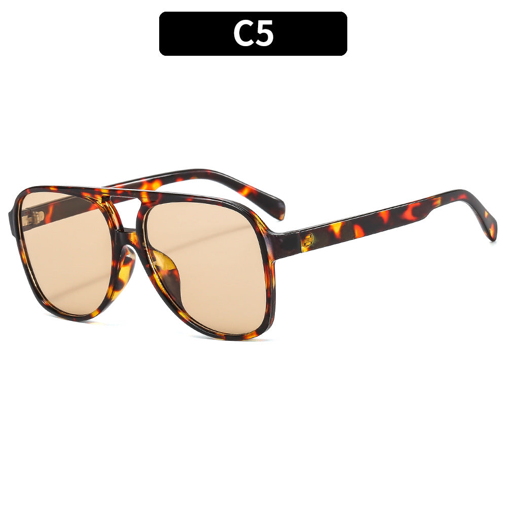 Wholesale Double Beam Personalized PC Sunglasses